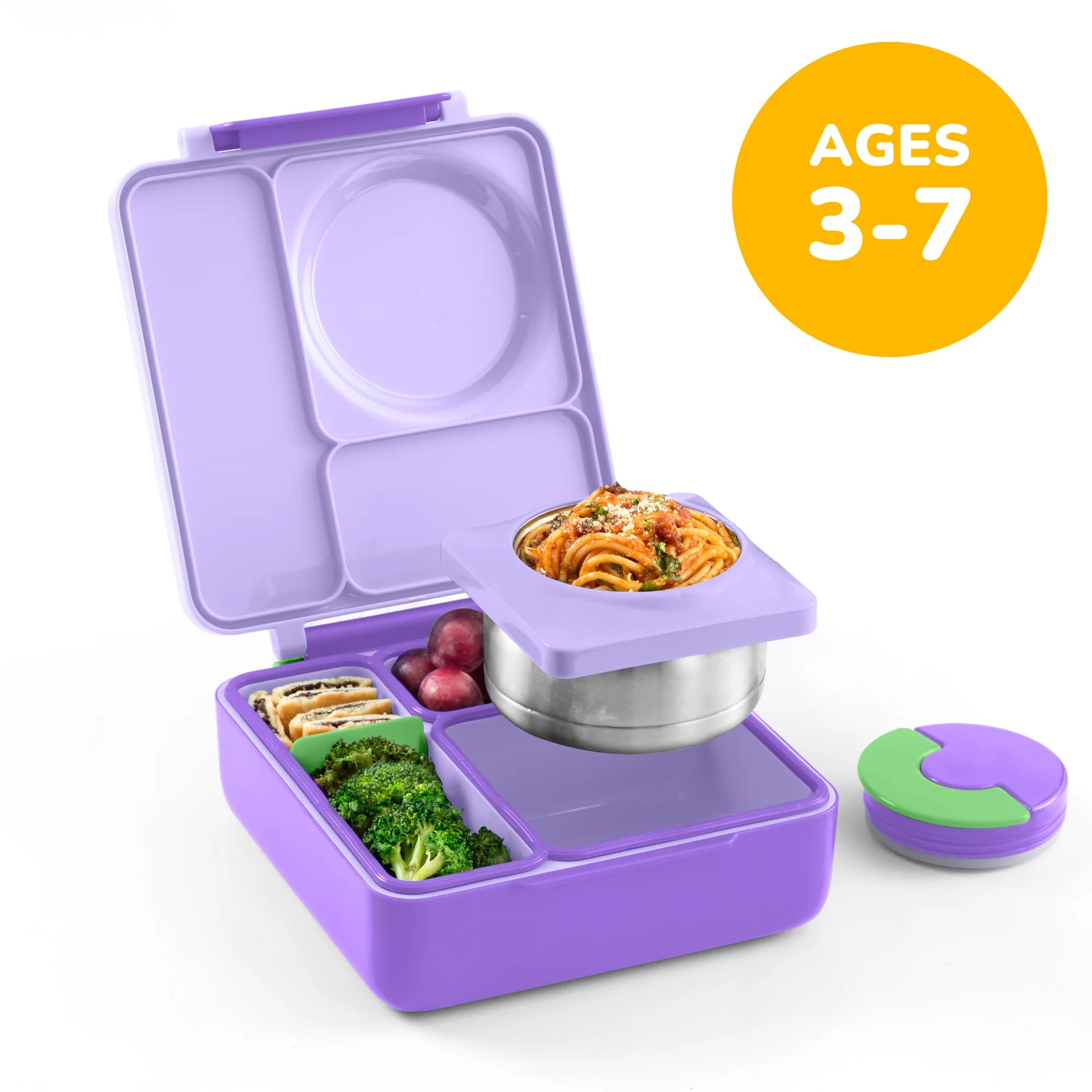 Omiebox - Heat Insulated Lilac Purple Bento Lunch Box