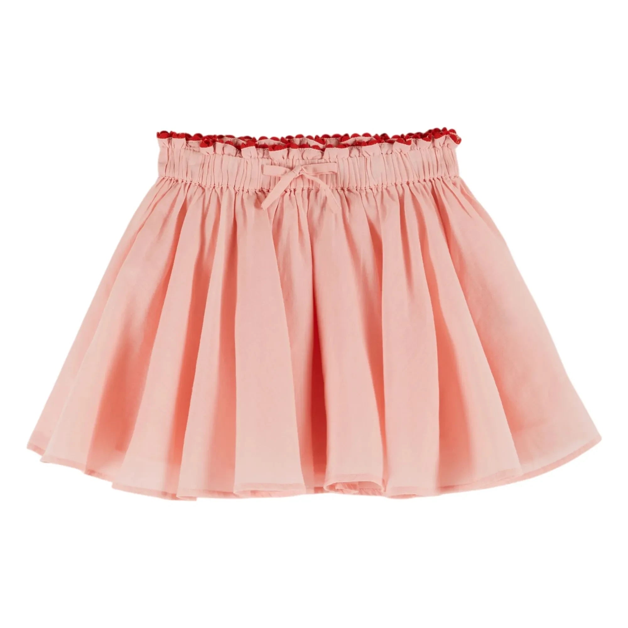 Emile et Ida - Powder Pink Ruffle Skirt | Pale Pink