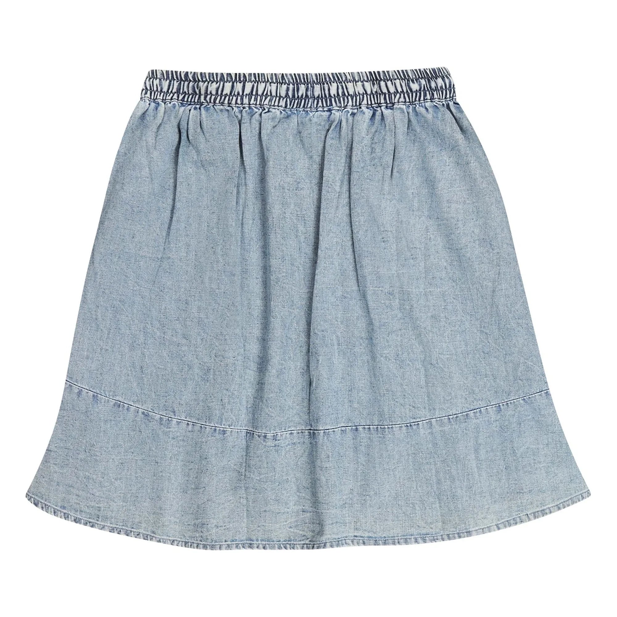 Tumble N'Dry - Washed Blue Denim Piron Skirt