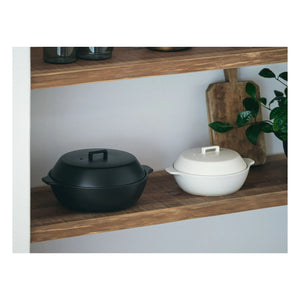 Kinto - Kakomi Enamel Casserole | Ivory