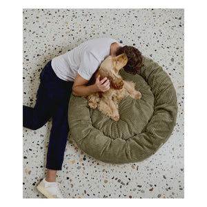 Cafide - Nuba Velvet Dog Bed | Green