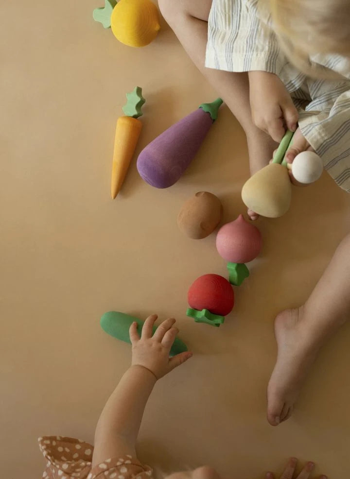Raduga Grez - Ahşap Sebzeler - 10'lu Set