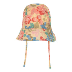 Konges Sløjd - Pacey Floral Pattern Organic Cotton Hat | Beige