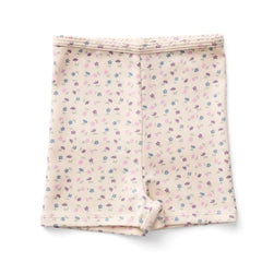 Soor Ploom - Organic Cotton Floral Pattern Shorts | Off White