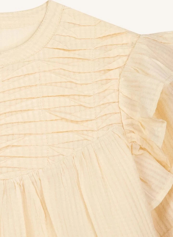 Bonton - Province Embroidered Blouse | Ecru