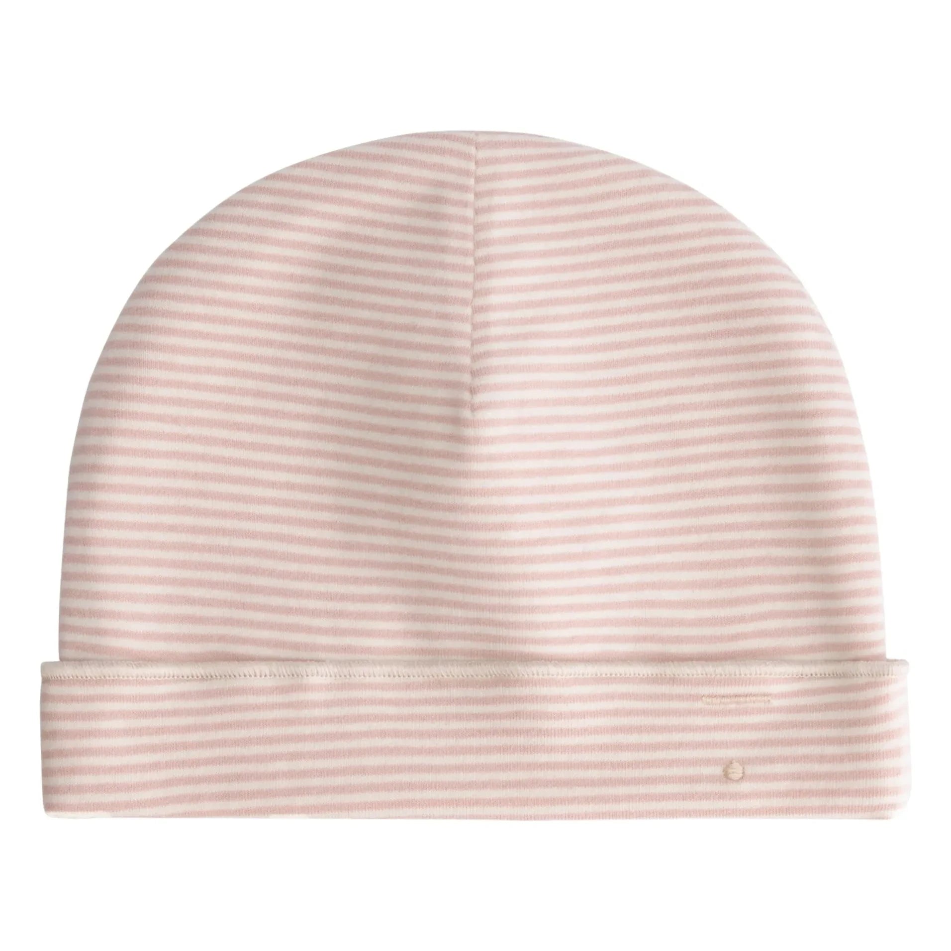 Gray Label - Organik pamuklu çizgili bere | Pembe