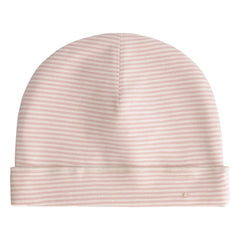 Gray Label - Organik pamuklu çizgili bere | Pembe