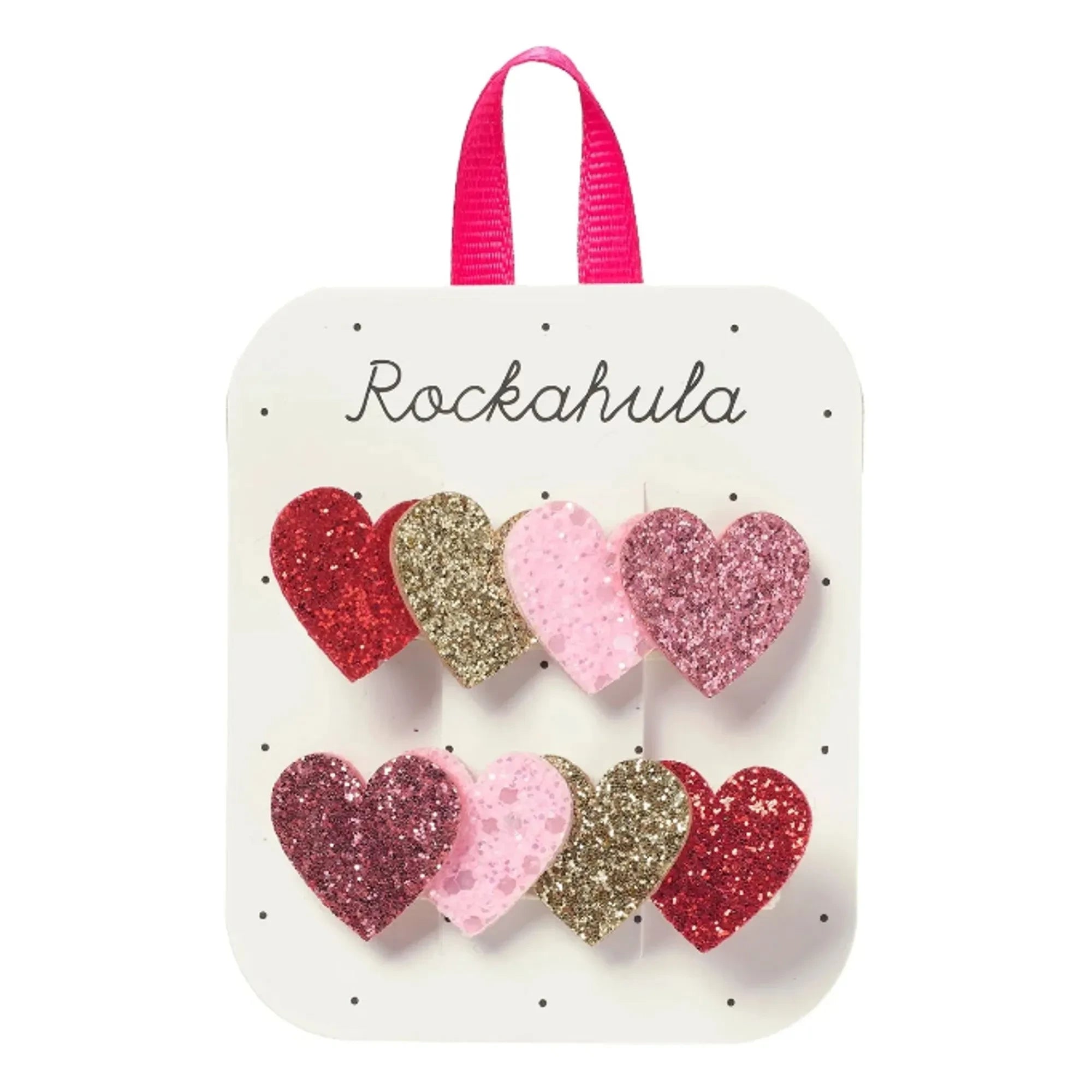 Rockahula Kids - 2 Heart Hair Clip Set | Pink