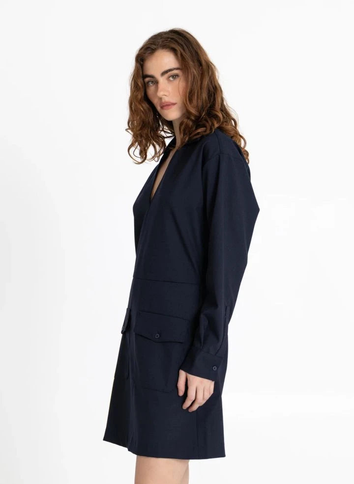 Smallable Woman - Amel Wool Dress | Navy