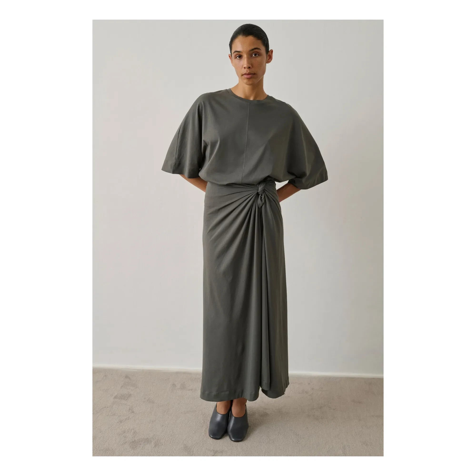 Soeur - Cotton Goa Skirt | Dark gray