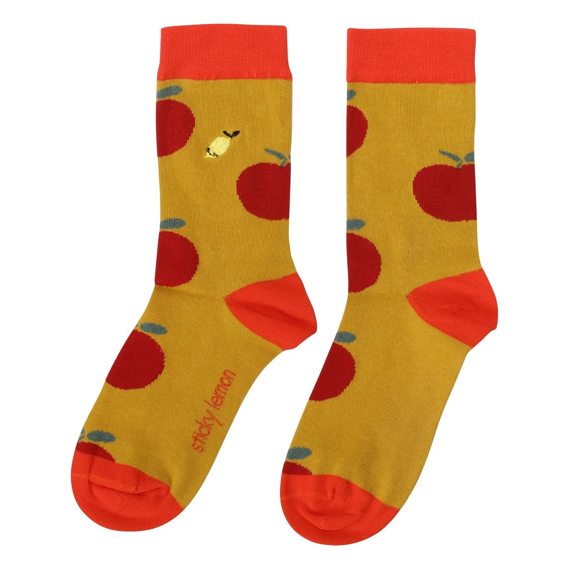 Sticky Lemon - Apple Socks | Turuncu