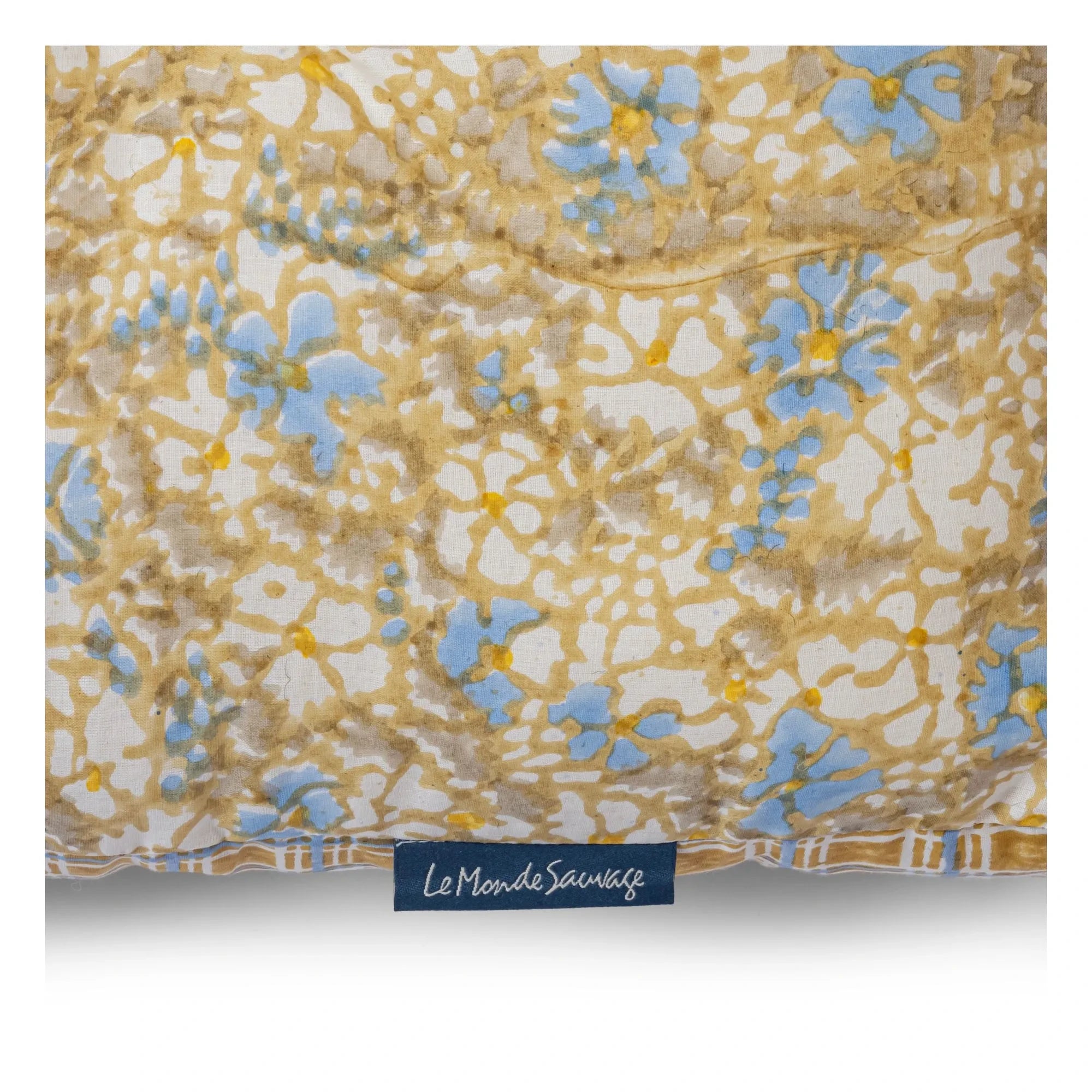 Le Monde Sauvage - Boréal Florence pillow | Yellow