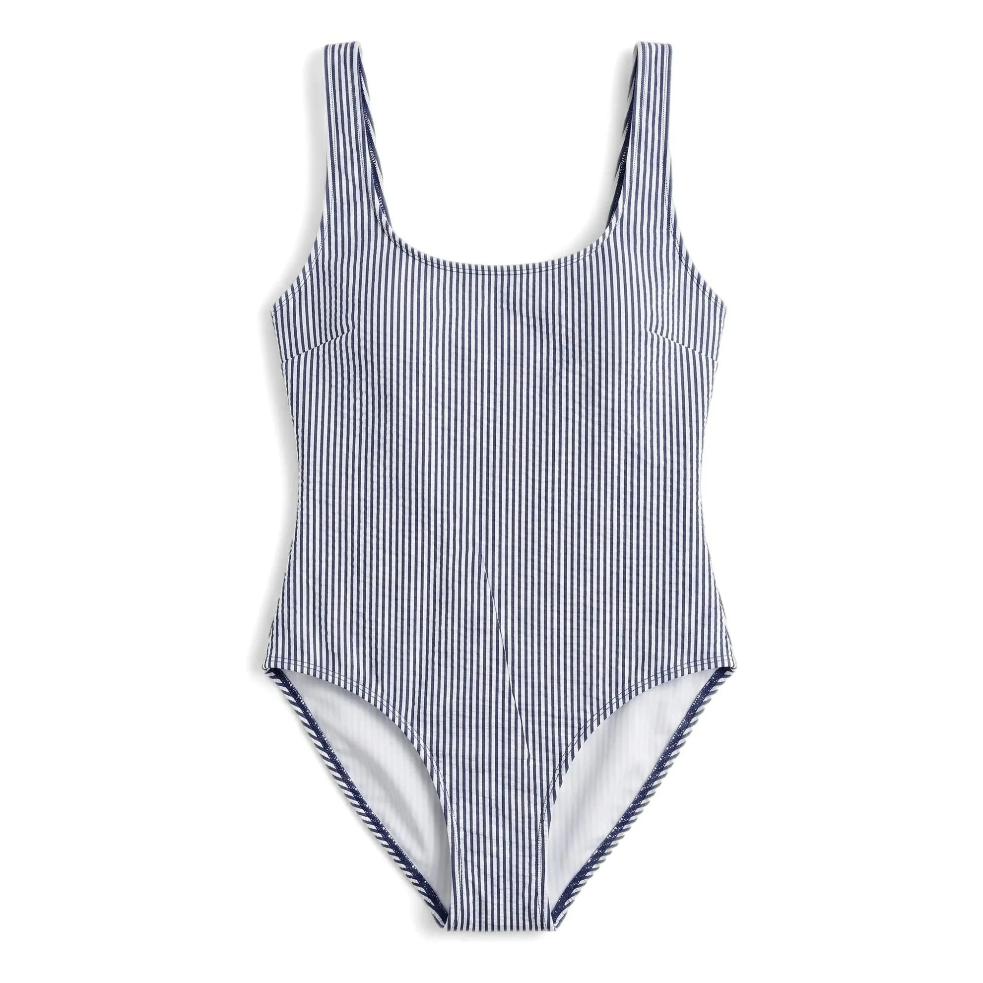 Smallable Kid - Salma Striped Swimsuit | Navy Blue