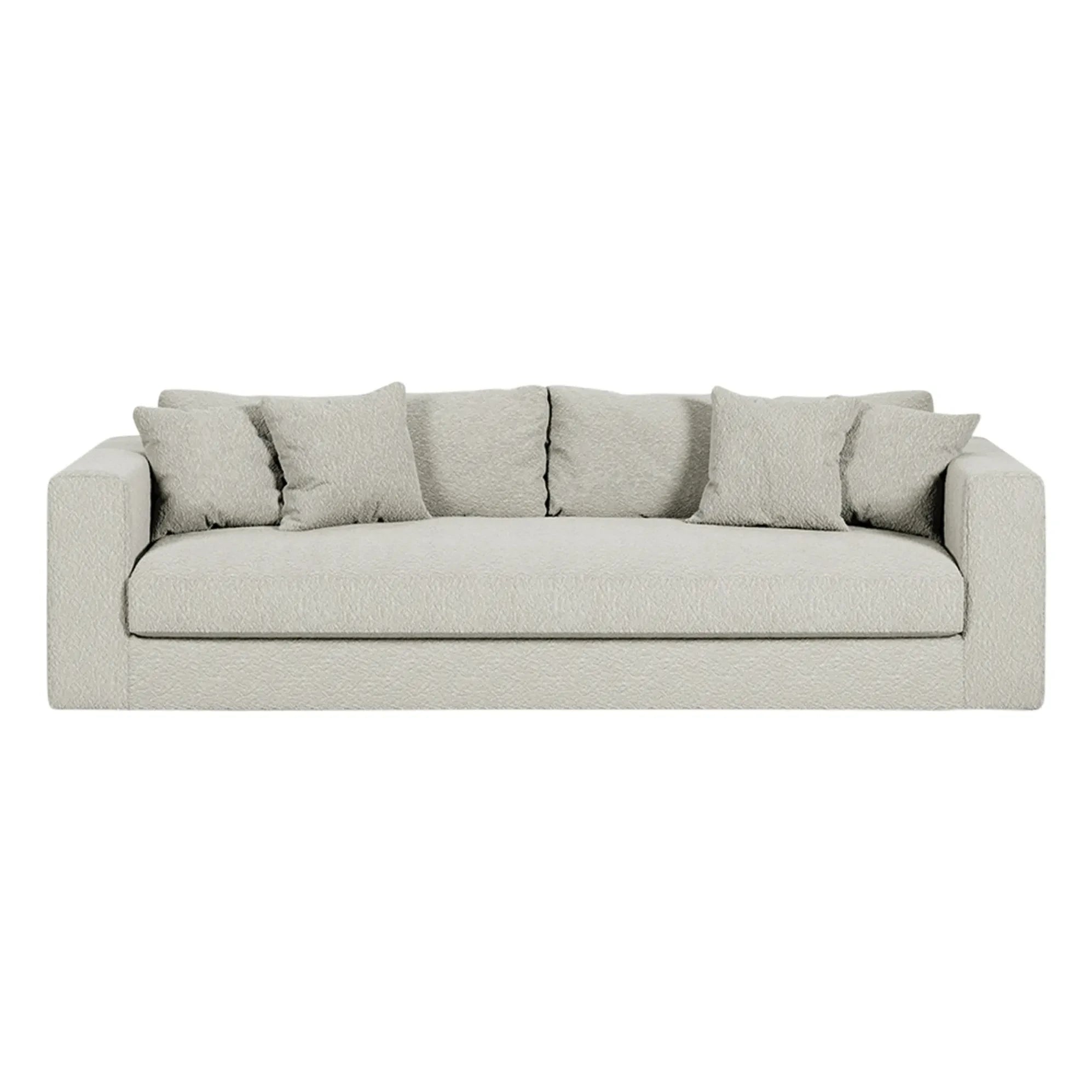 Panac Edition - Bellechasse Bouclé 4-Seater Sofa - 102.4 inches | Off-White