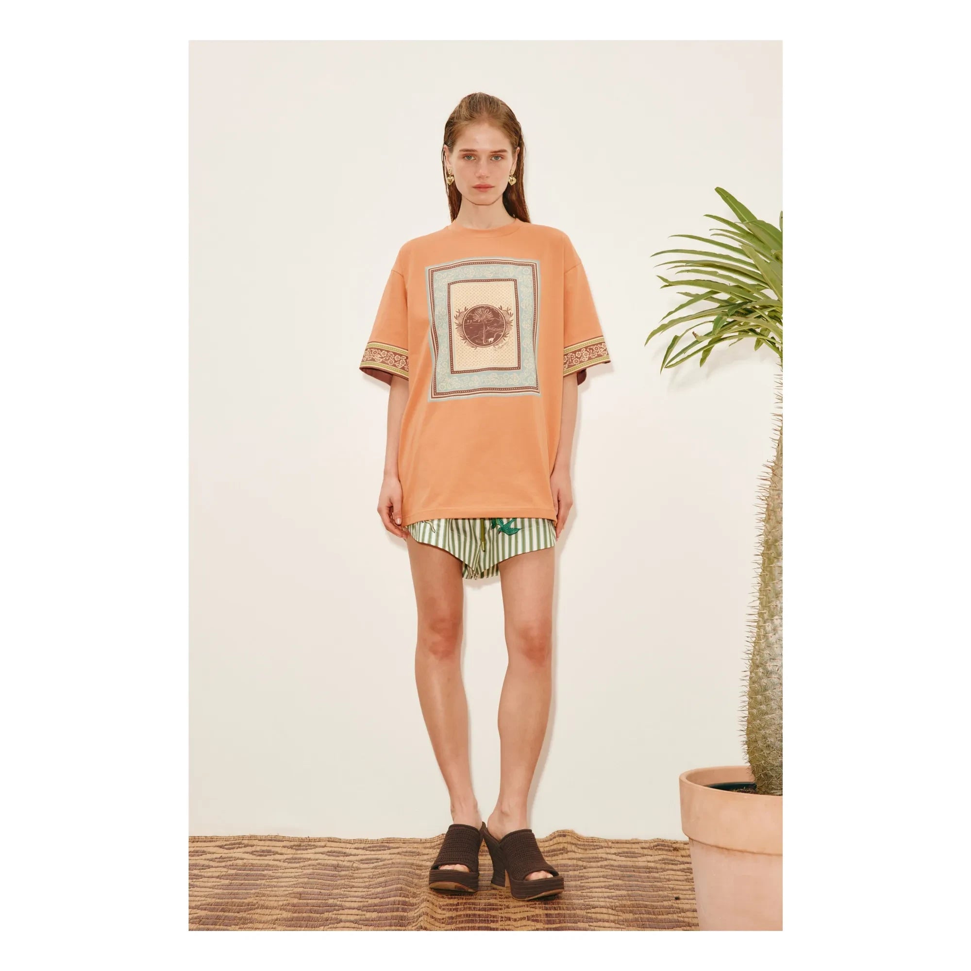 Alémais - Alberta Organic Cotton T-Shirt | Orange