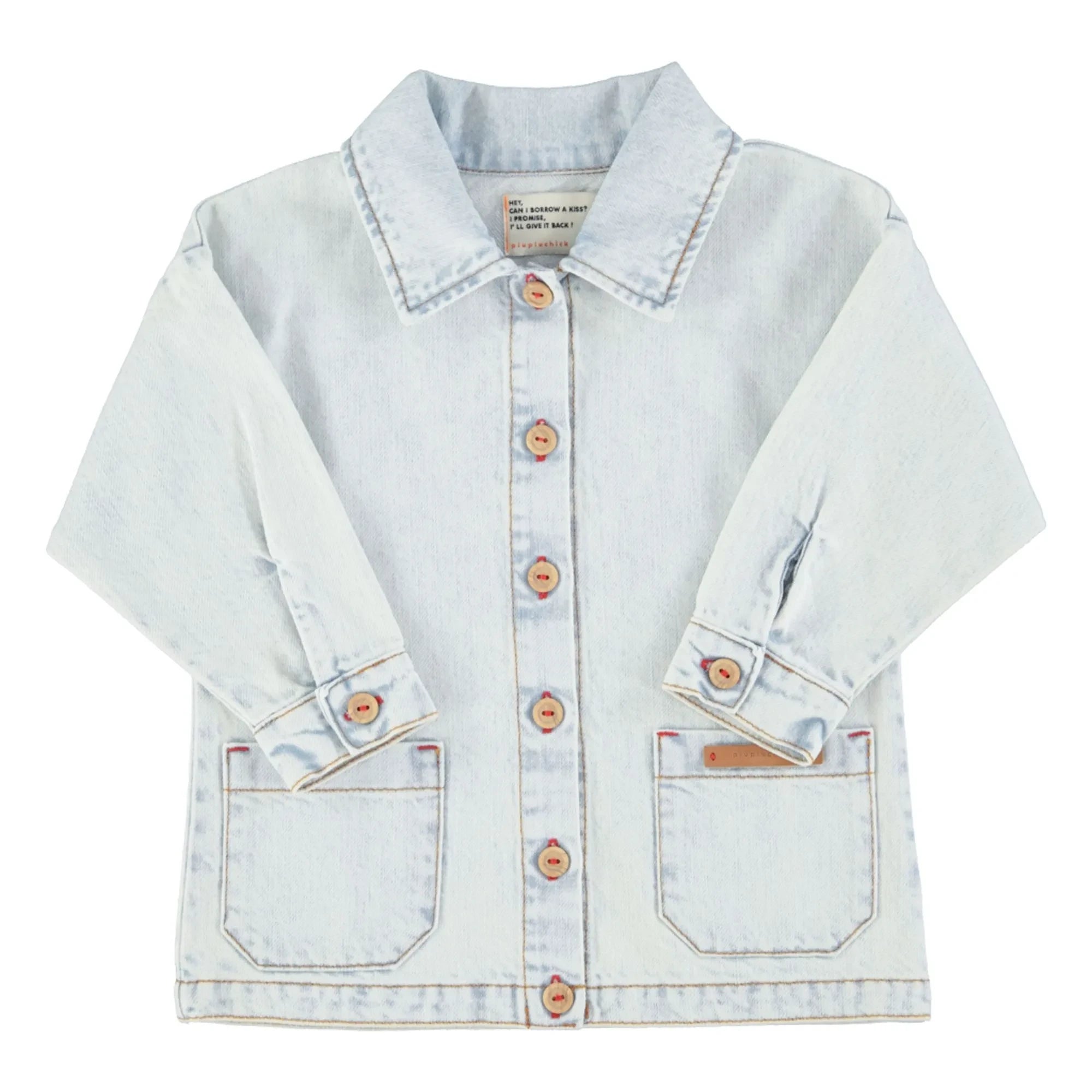 Piupiuchick - Denim Peace Jacket | Washed Blue
