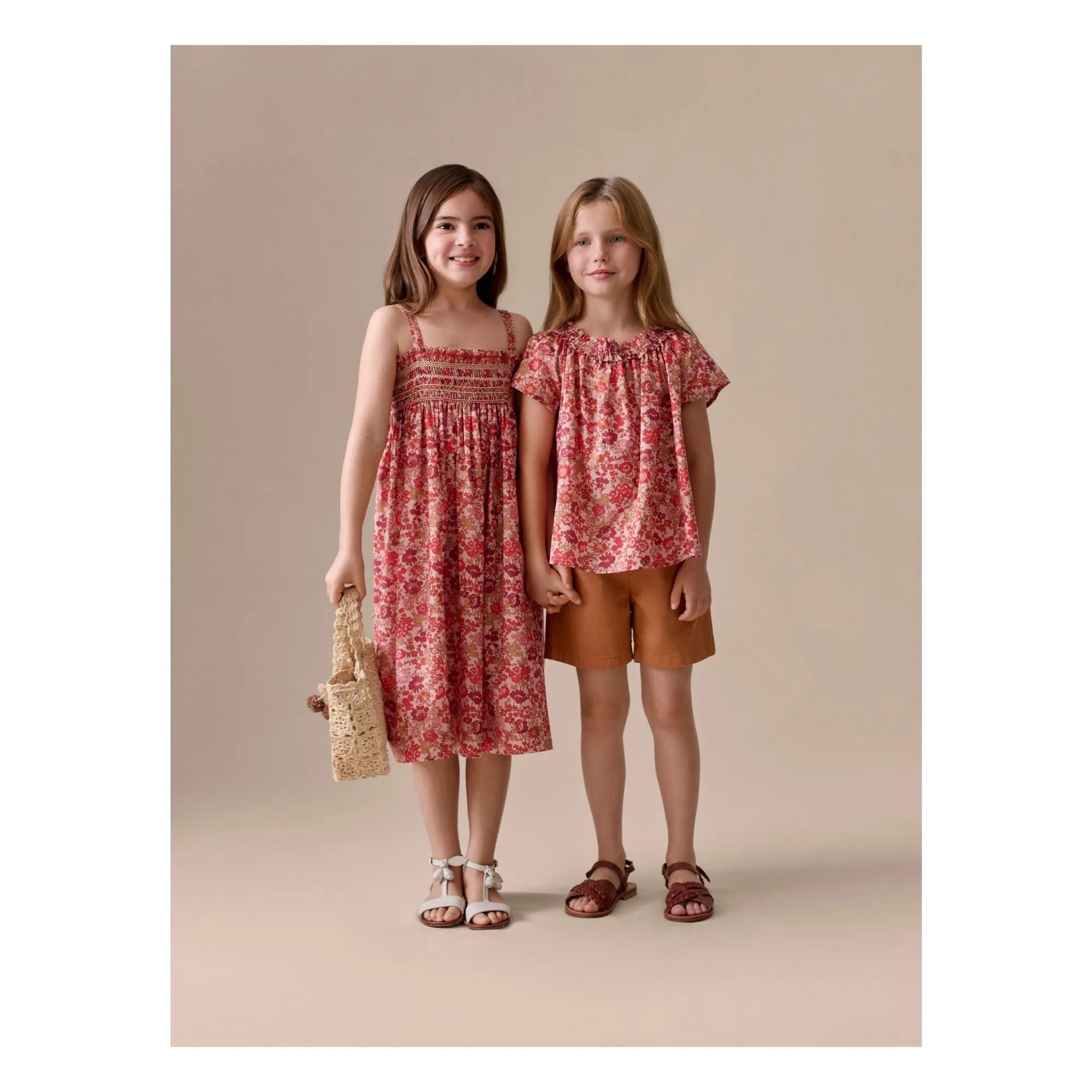 Bonpoint - Goldia Fleurie Organic Cotton Blouse | Dusty Pink