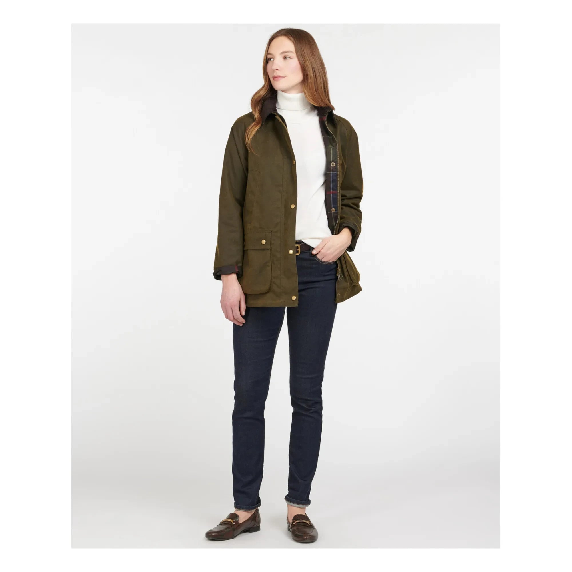 Barbour - Acorn Mumlu Ceket | Haki