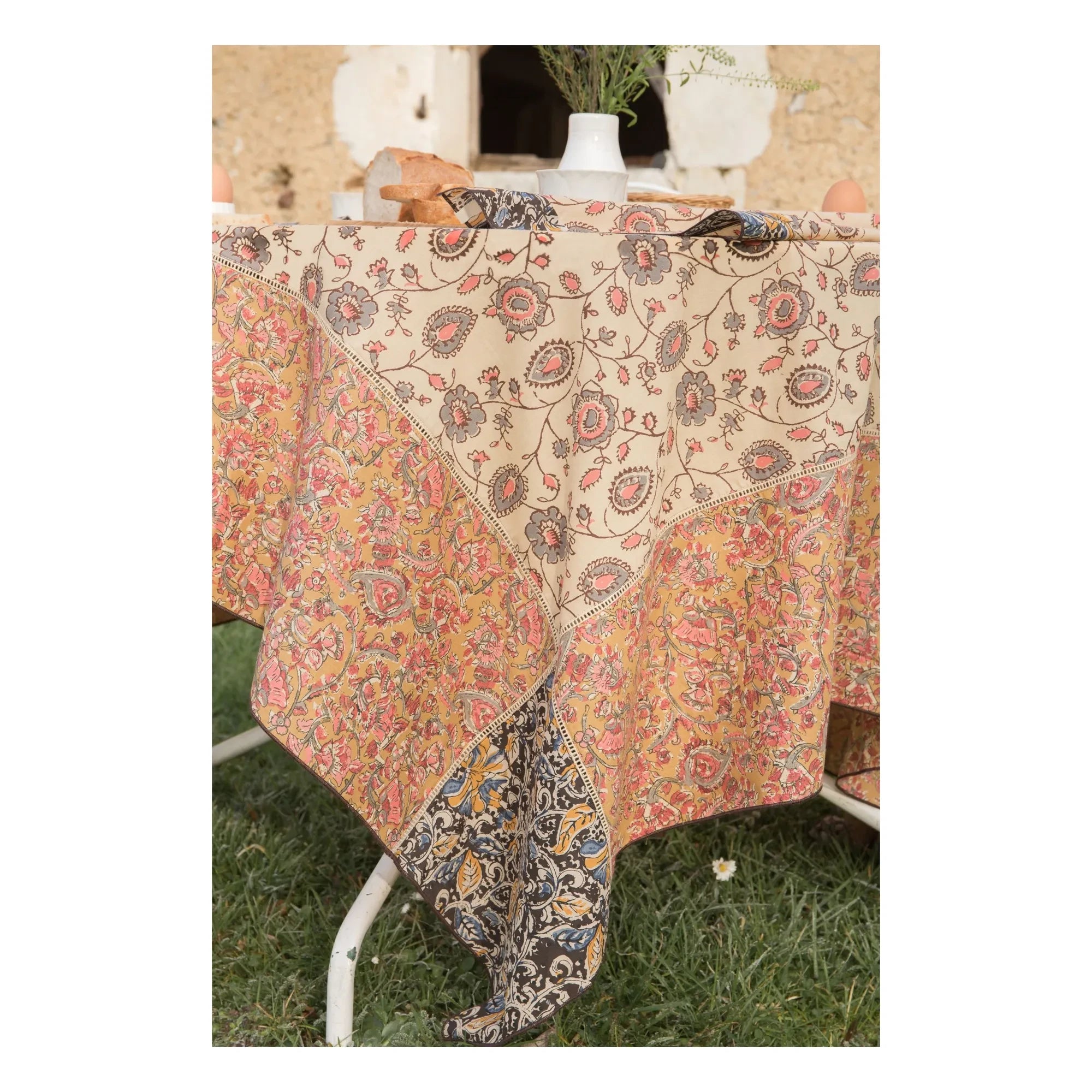 Louise Misha - Organic Cotton Carla Tablecloth | Cream