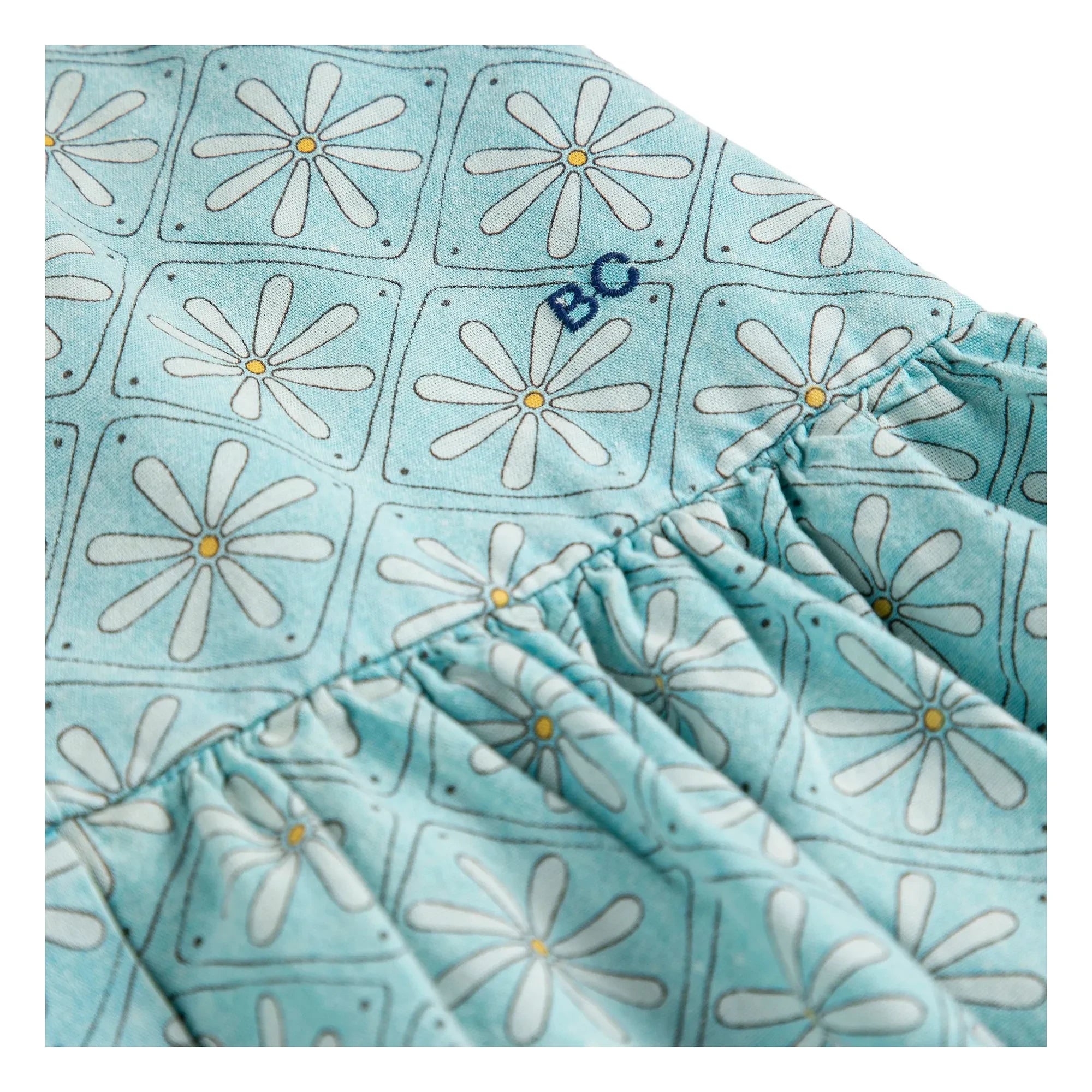 Bobo Choses - Organic Cotton Daisy Dress | Light Blue