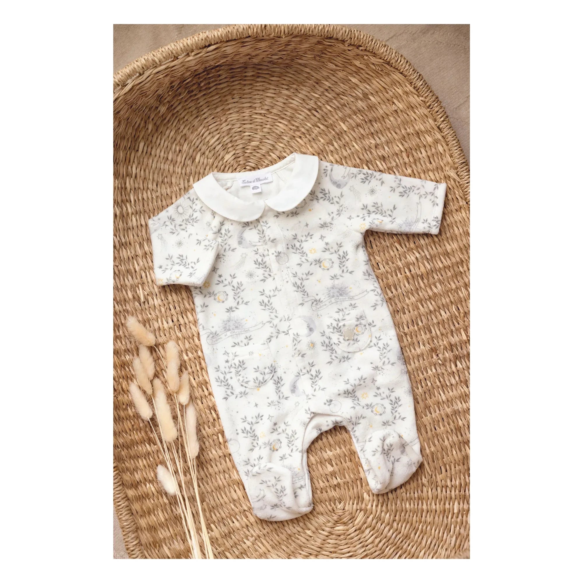 Tartine et Chocolat - Starry Dream Sleepwear Pajamas | Ecru