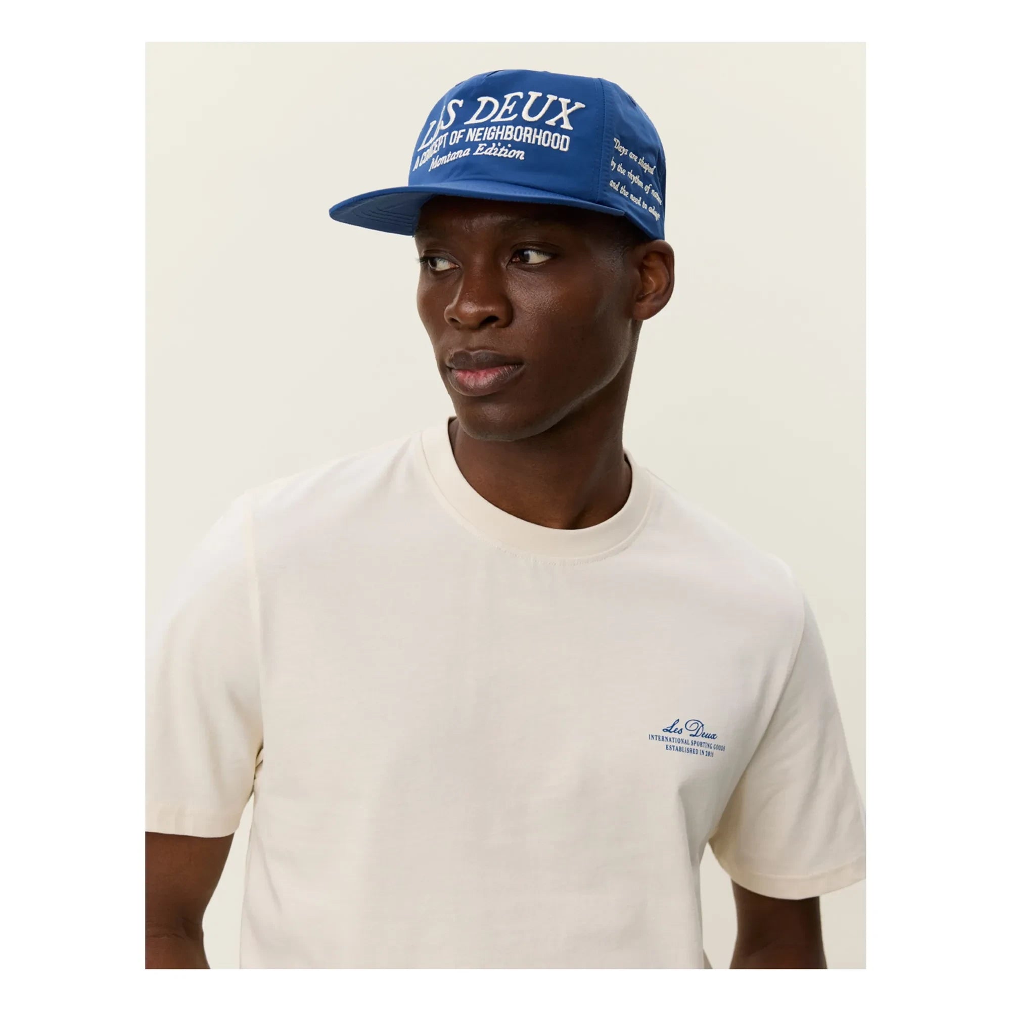 Les Deux - Ben Glode Organic Cotton Crew Neck T-Shirt | Off White