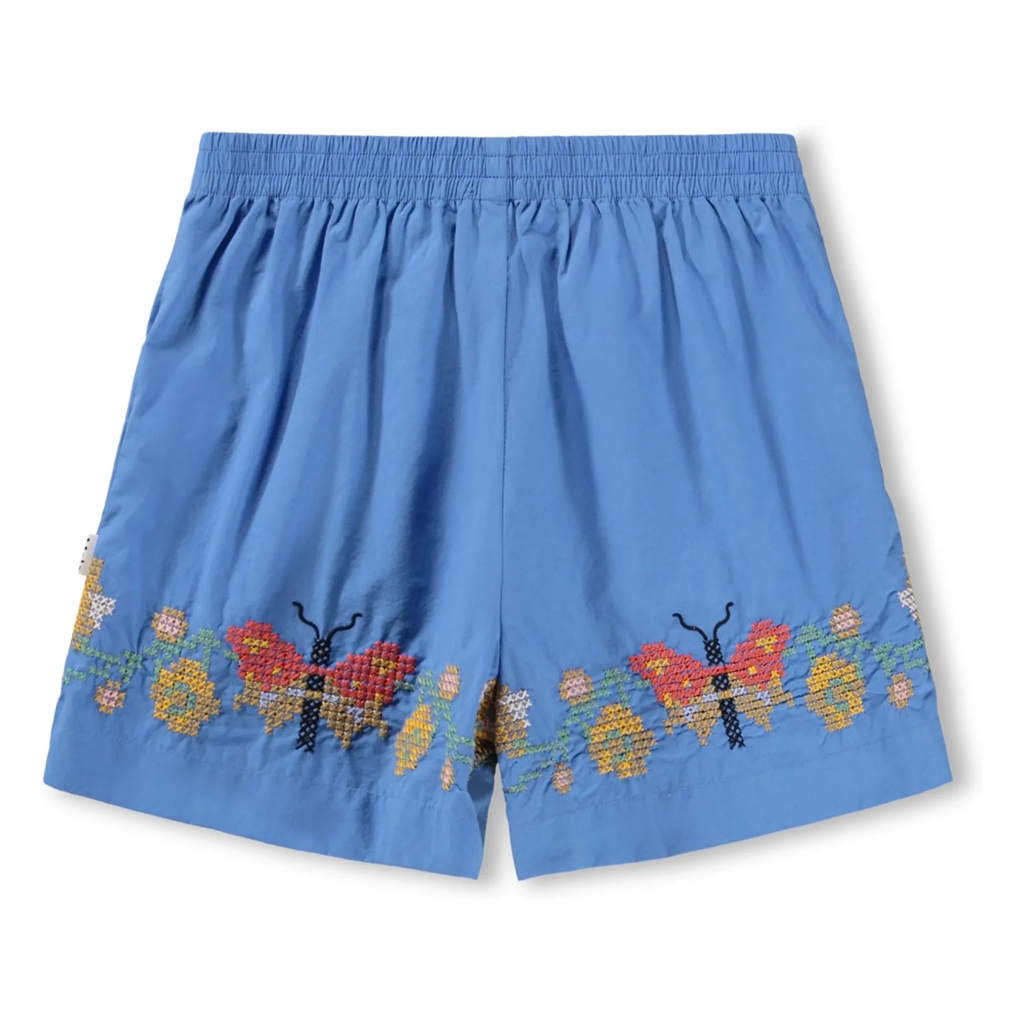 Molo - Ally Butterflies Organic Cotton Shorts | Blue