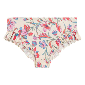Louise Misha - Yanika Fleuri Long Sleeve Swimsuit Made from Recycled Fibers | Cream
