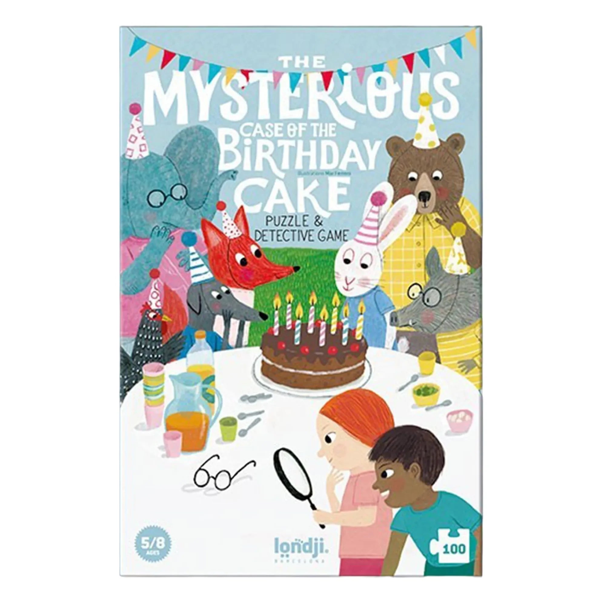 Londji - Birthday Puzzle and Detective Game - 100 Pieces