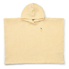 Liewood - Paco Bath Robe | Lemon Yellow/Cream
