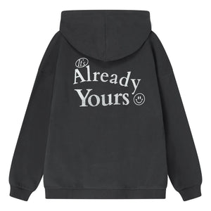 Cos I Said So - Salyangozlu Happy Face Sweat Organic Cotton | Black