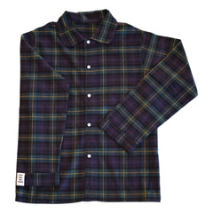 C'est moi qui pilote - Long Checkered Suit | Navy Blue