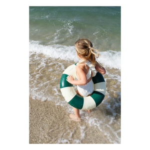 Petites Pommes - Olivia Inflatable Swim Ring | Dark Green