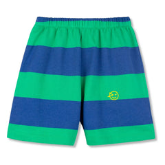 Wynken - Organic Cotton Striped Shorts | Green