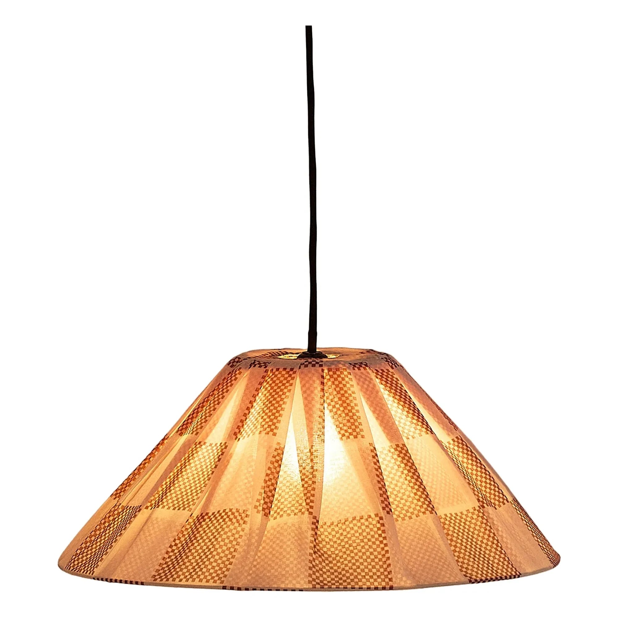 Nobodinoz - Ava Striped Lampshade | Red