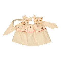 Loir - Vichy Cherry Castille Blouse | Yellow