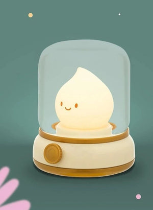 Mary's - Flame Night Lamp | Cream