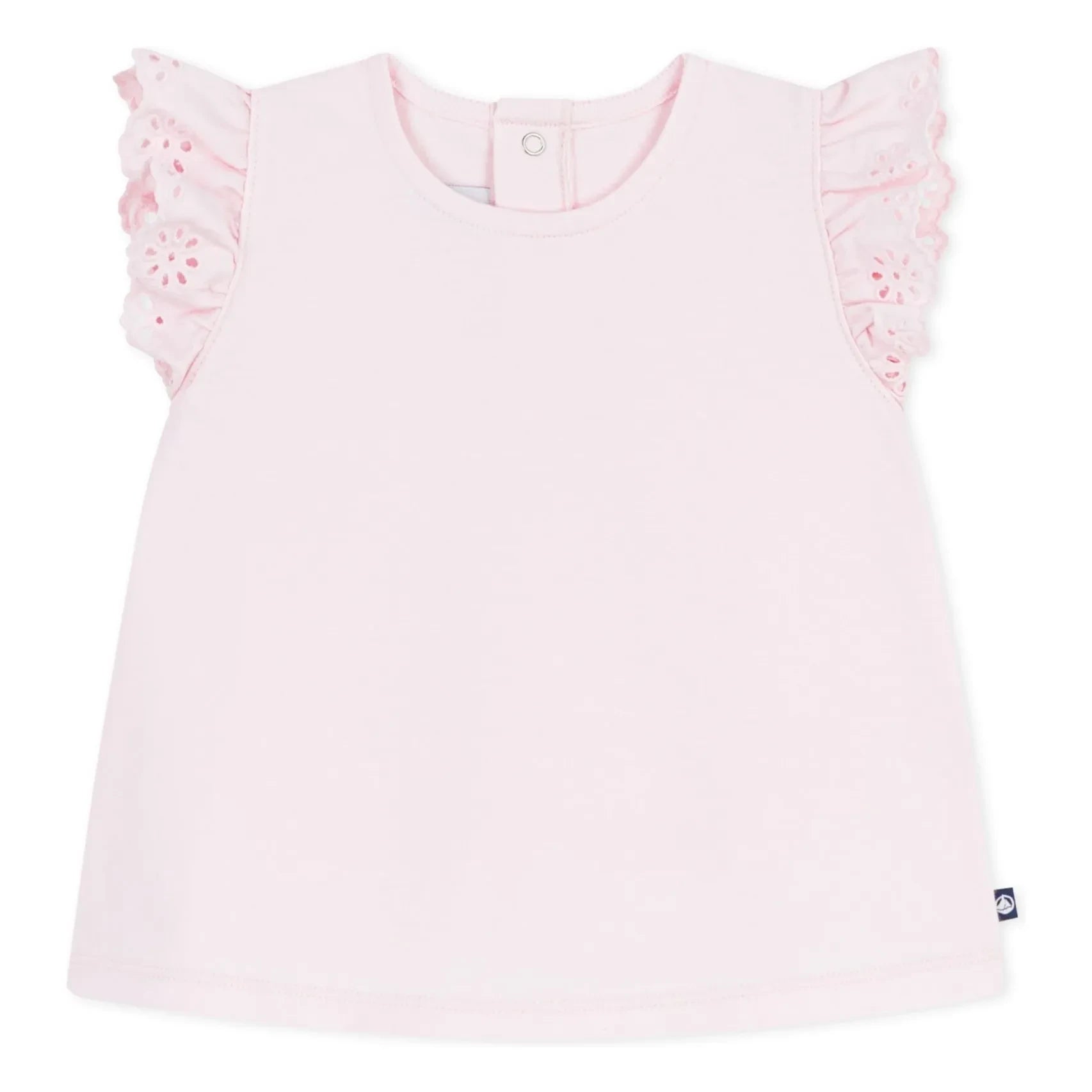 Petit Bateau - Broderie Anglaise T-Shirt | Pink