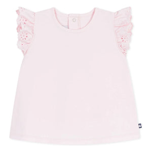 Petit Bateau - Broderie Anglaise T-Shirt | Pink
