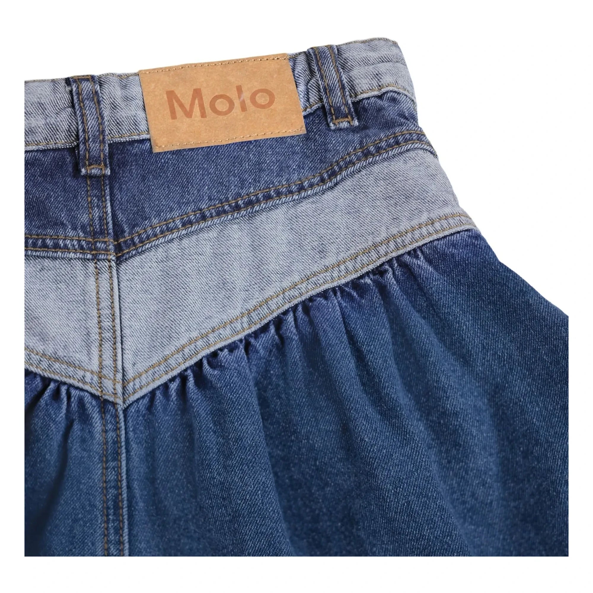 Molo - Becca Denim Organik Pamuk Etekler | Mavi