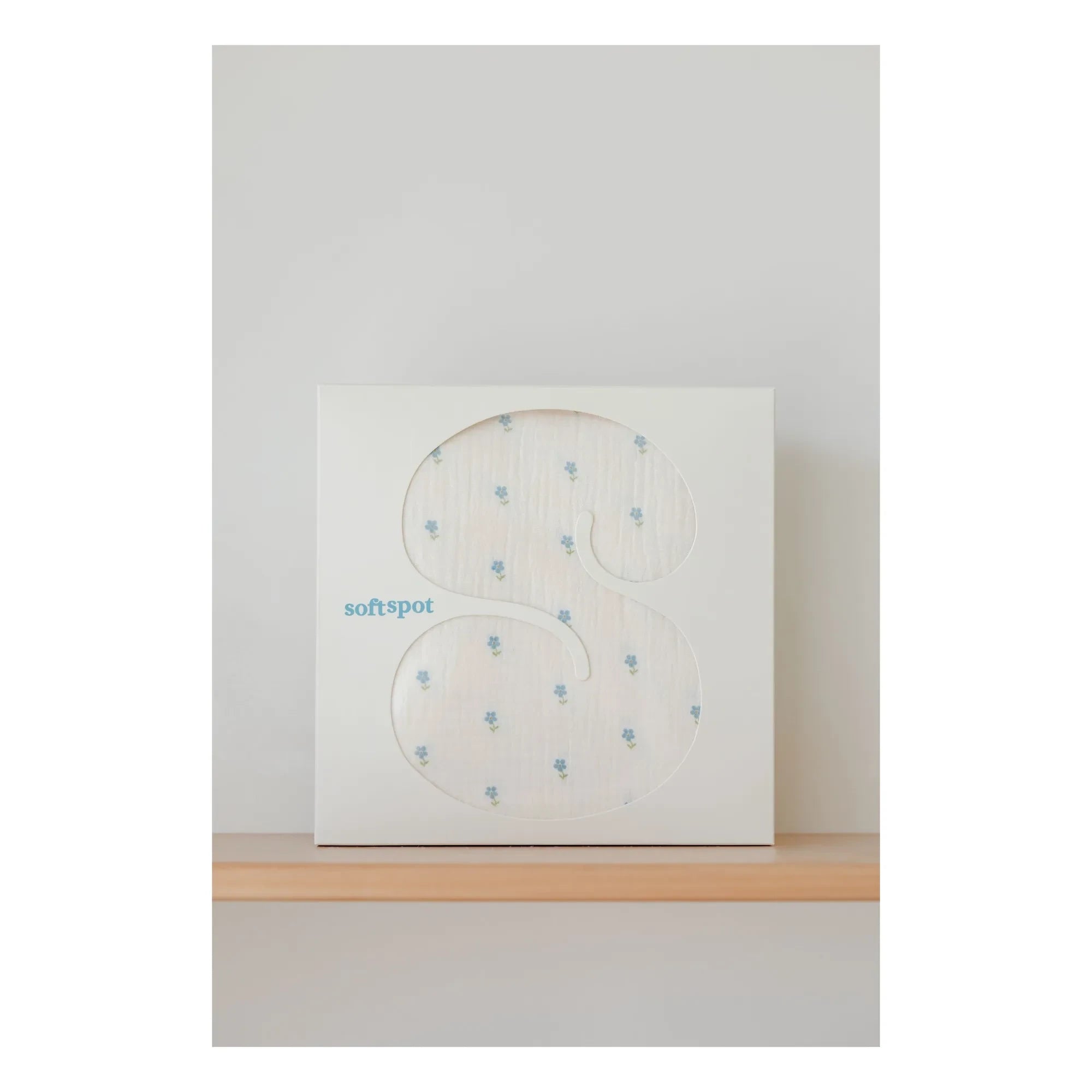 Soft Spot - Periwinkle Organic Cotton Swaddle | Blue