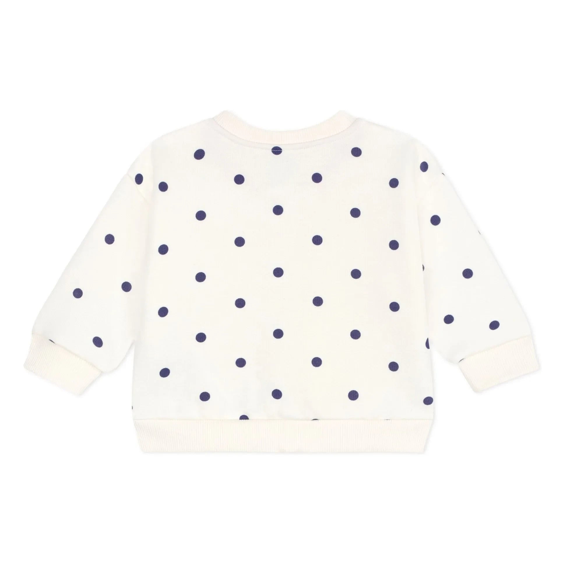 Petit Bateau - Quilted Dot Jacket | Ecru
