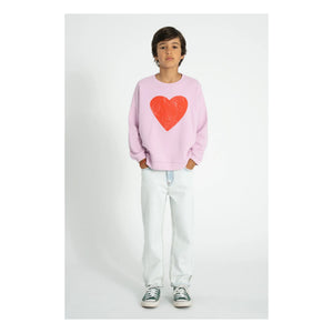 Piupiuchick - Organik Pamuklu Love Sweat | Pembe