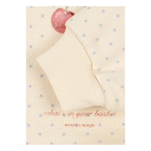 Konges Sløjd - Loupy Pois Organic Cotton Sweat Dress | Ivory