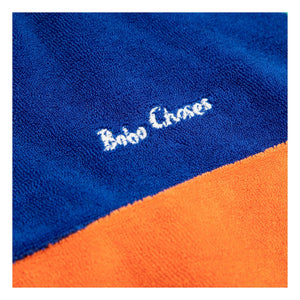 Bobo Choses - Renk Bloklu Organik Pamuklu Bebek Sweatshirt | Turuncu