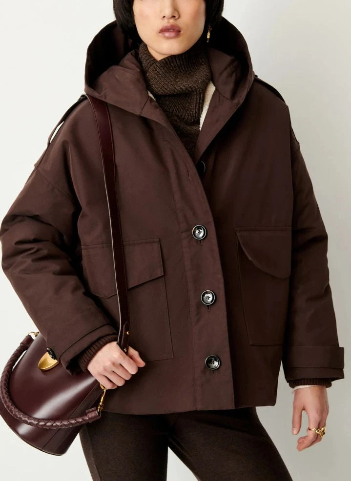 Sessùn - Andy Organik Pamuk Parka | Kahverengi
