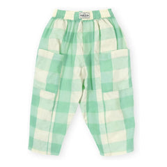 Goldie + Ace - Checkered Pants | Green