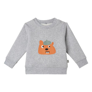 Stella McCartney Kids - Stella Squirrel Sweatshirt | Heather Grey