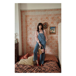 Emile et Ida - Blue Striped Romper | Blue