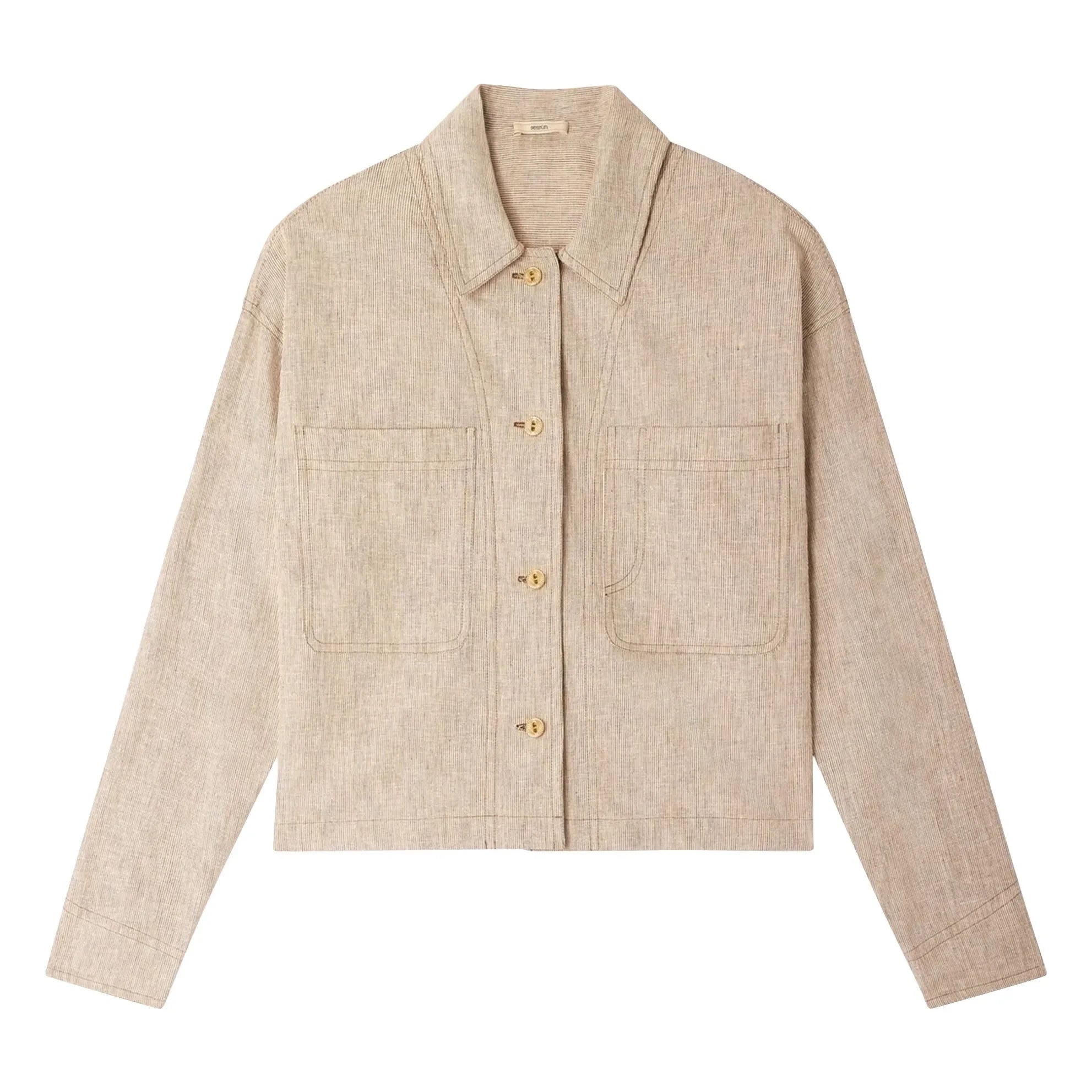 Sessùn - Linen Shirt Notteri | Sand
